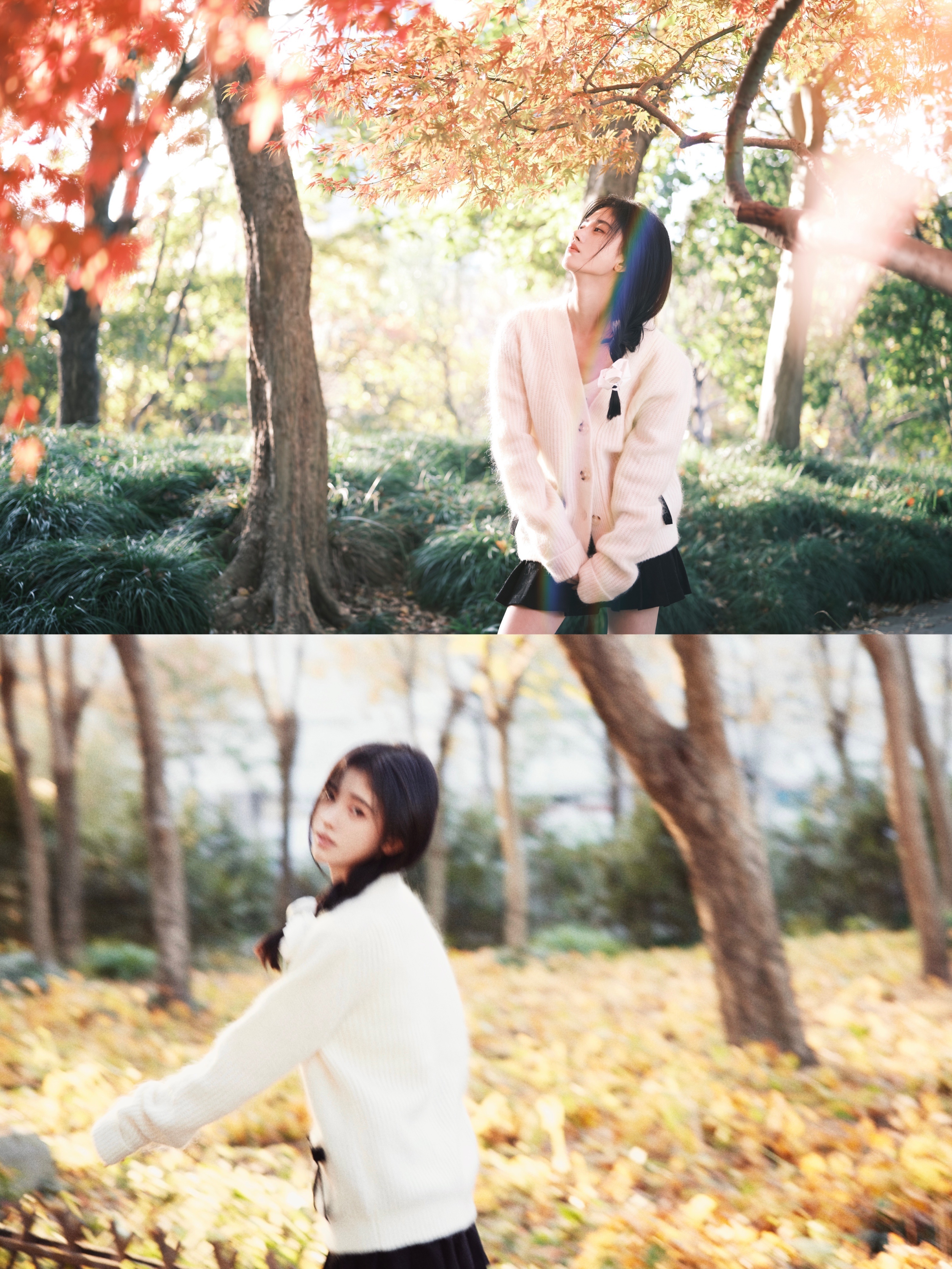 鞠婧祎身高165,身高159鞠婧祎