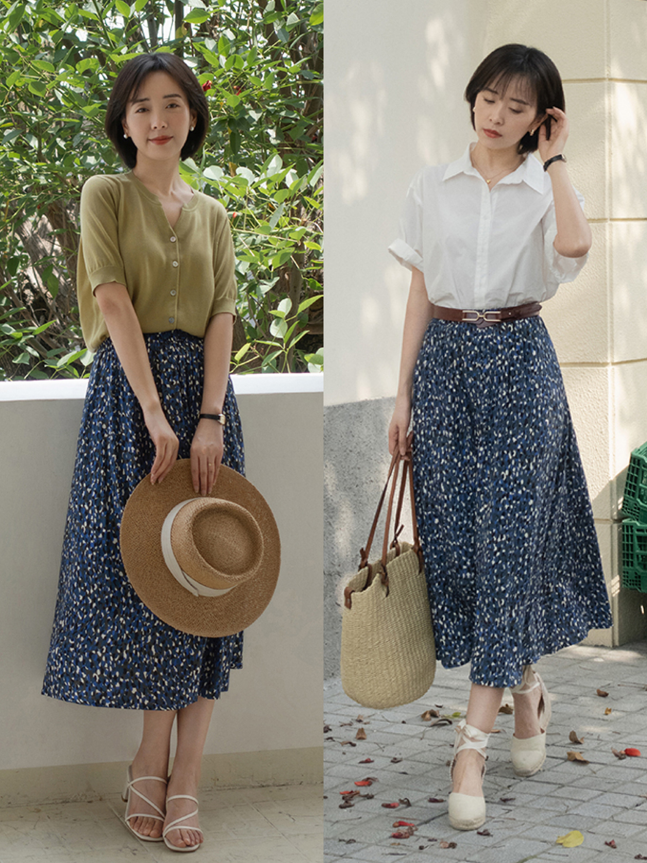 半身裙的四种时髦搭配技巧,毛呢背带半身裙是不是过时了