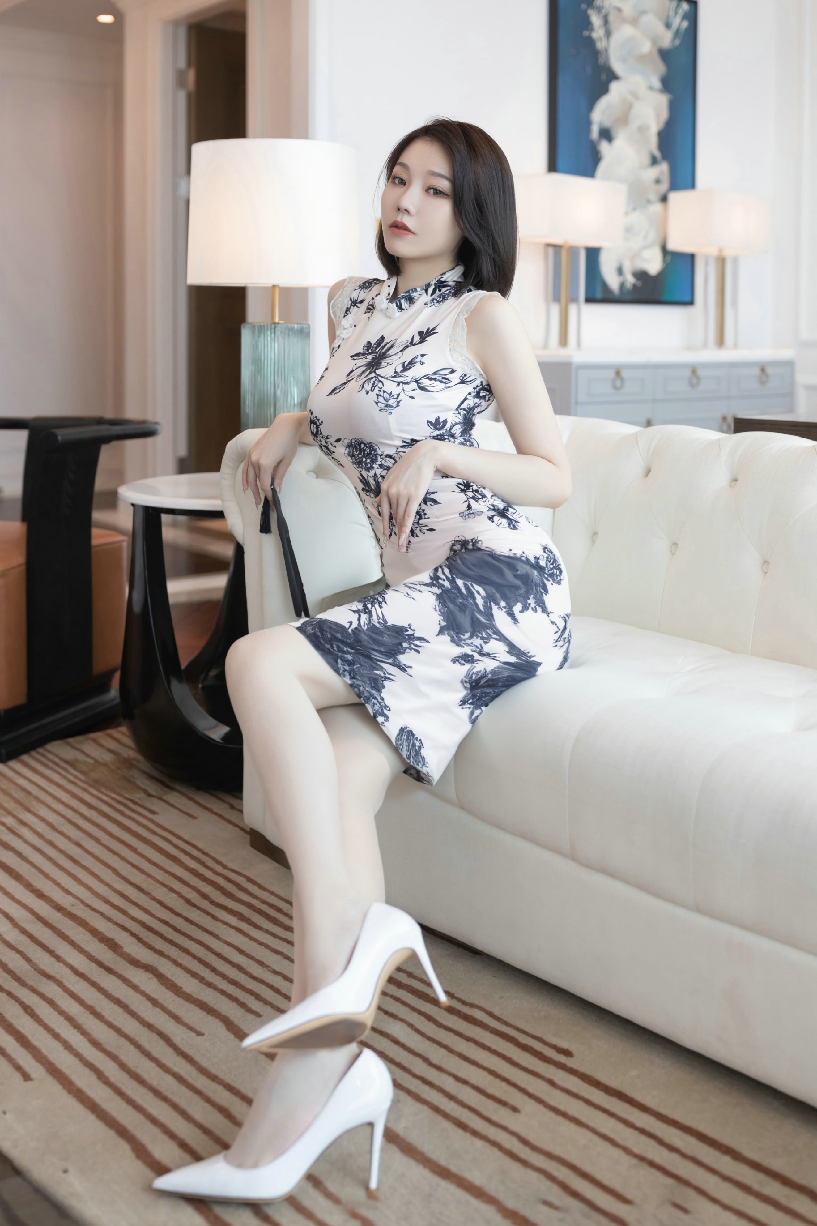 旗袍写真测评,安然旗袍照