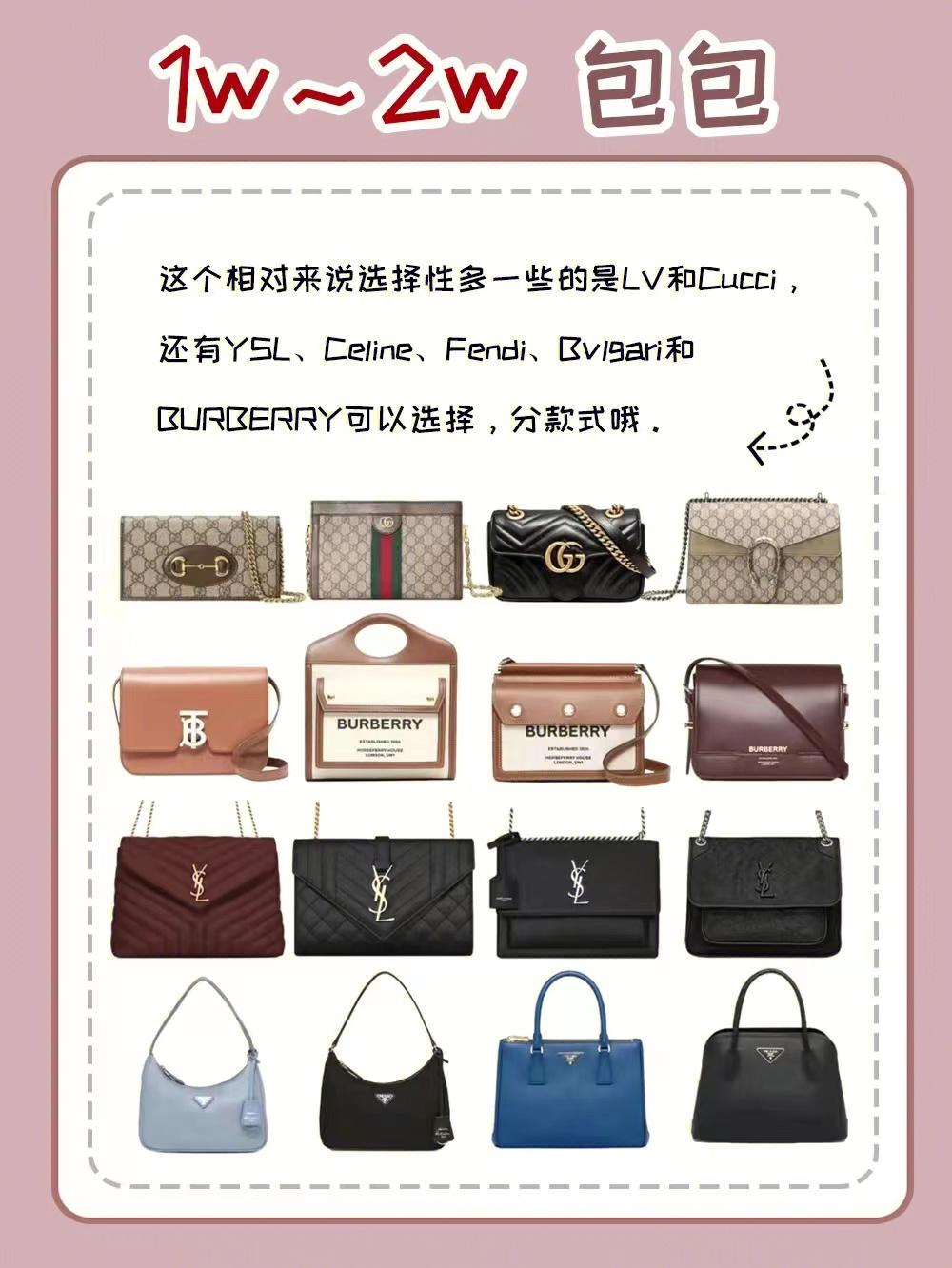 治百病的包都不便宜,品牌包包如何购买