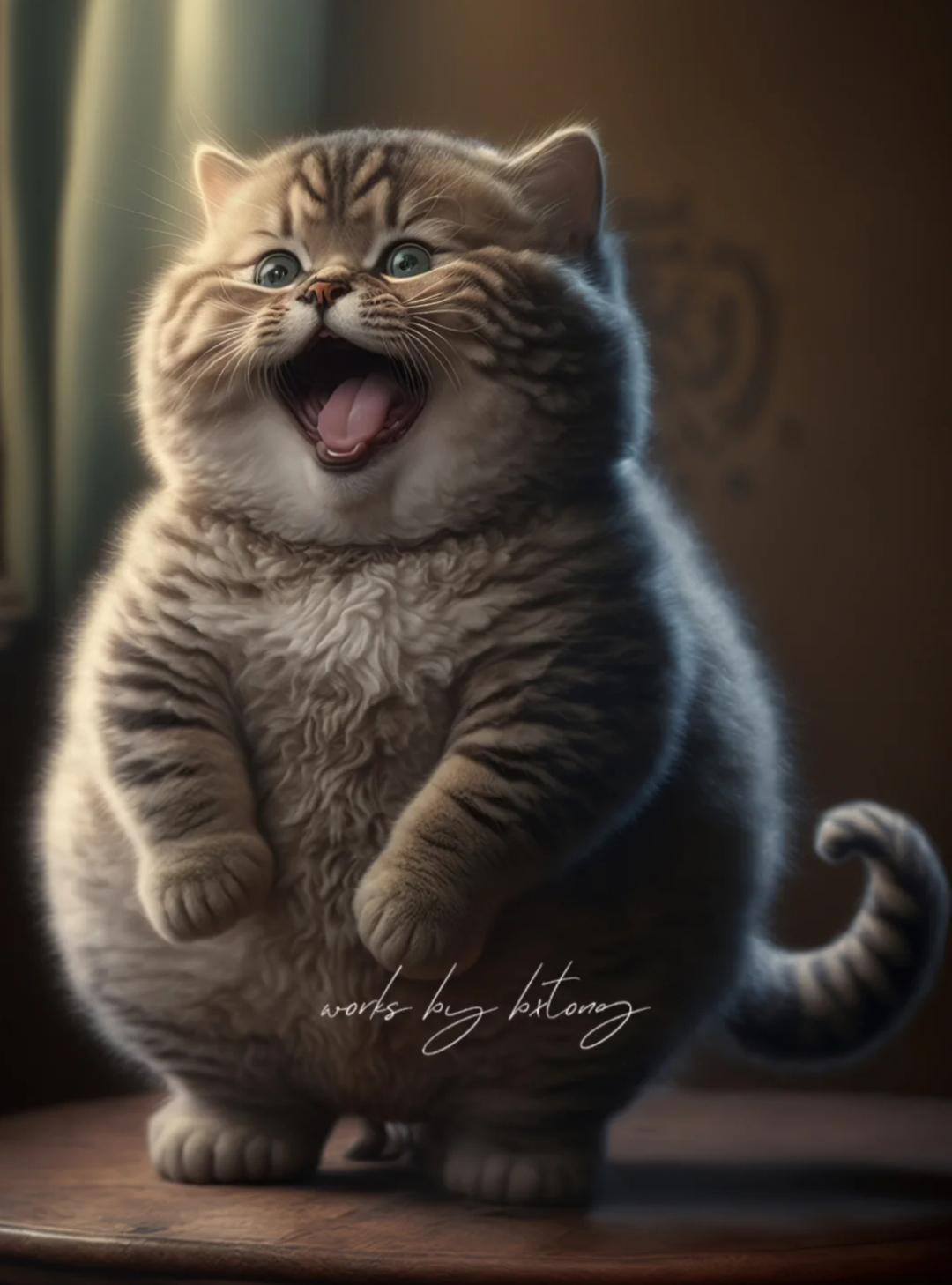 治愈橘猫壁纸图片,胖猫壁纸