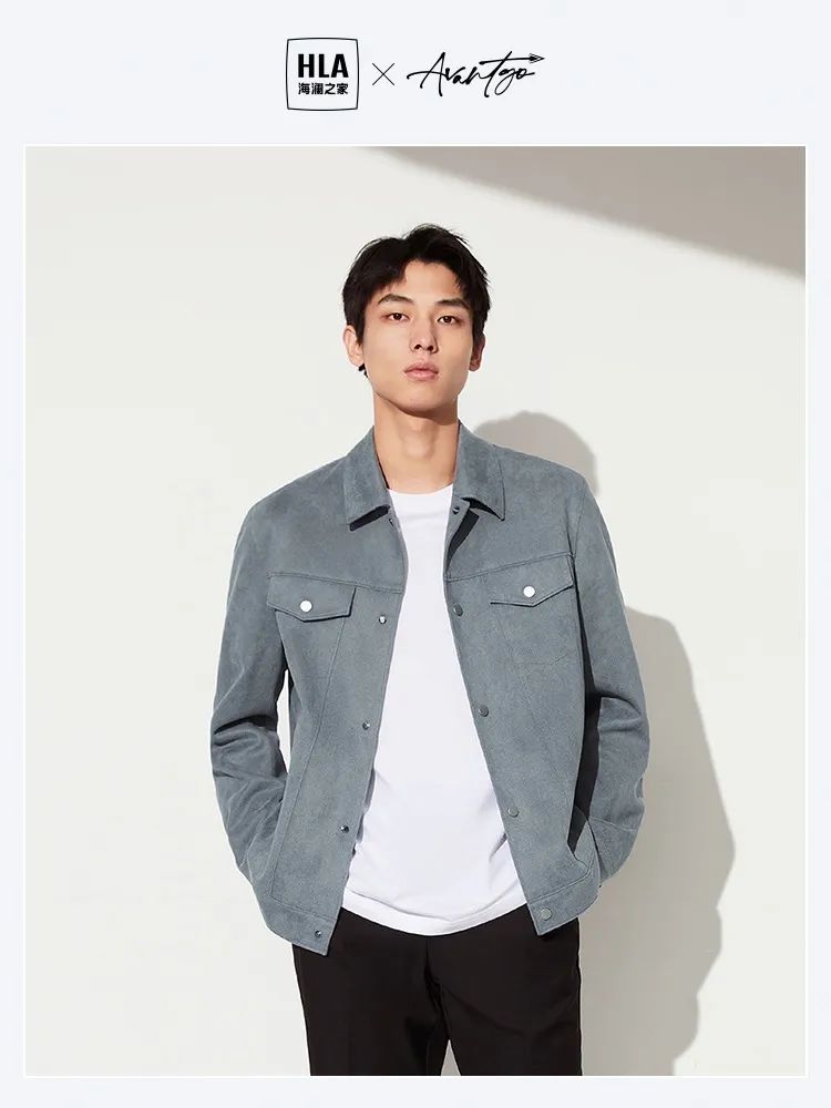 海澜之家冬季夹克穿搭,海澜之家夹克穿法