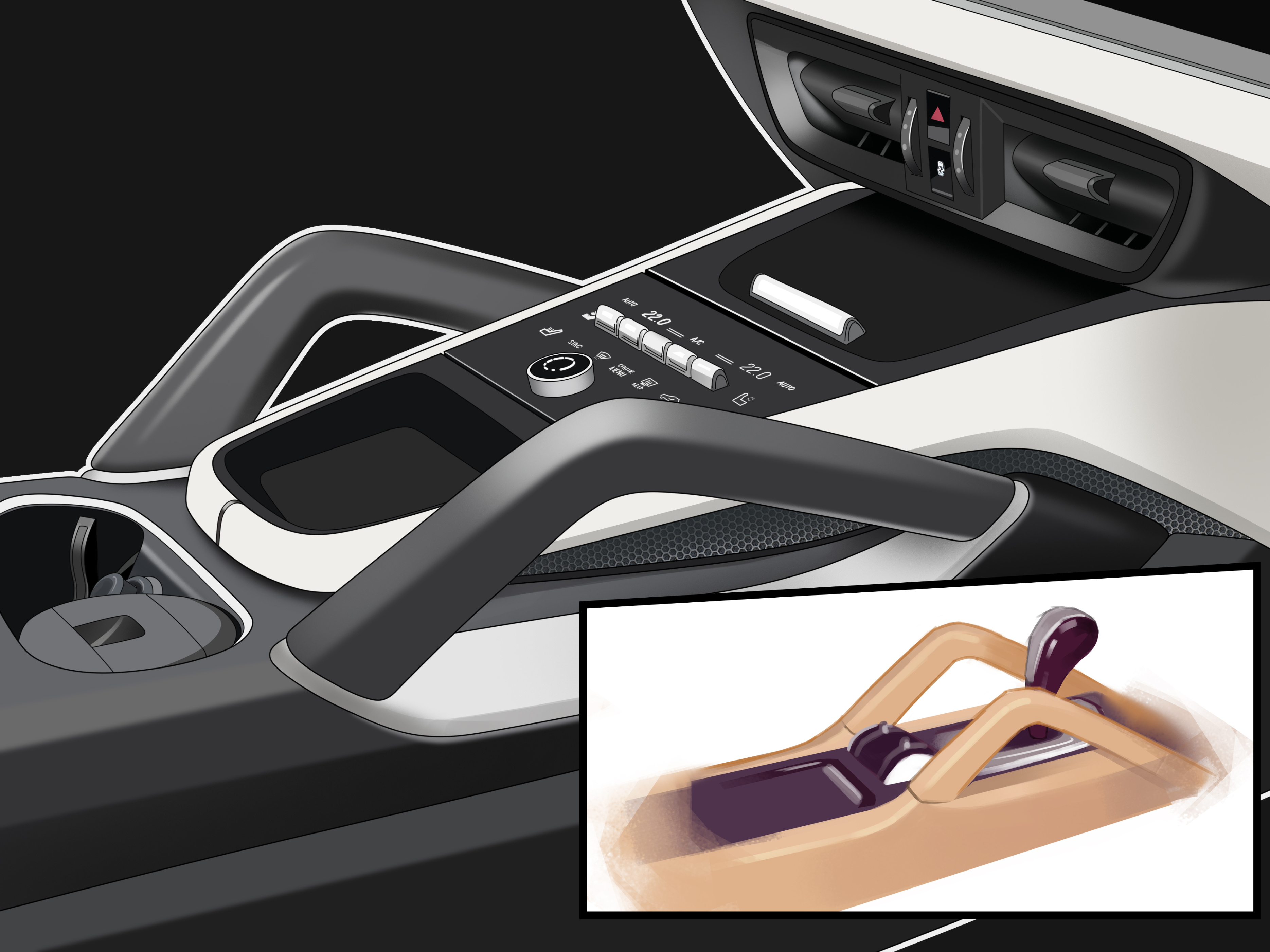 关关驾日|漫画日记卡宴也换三联屏了！新款内饰超级帅