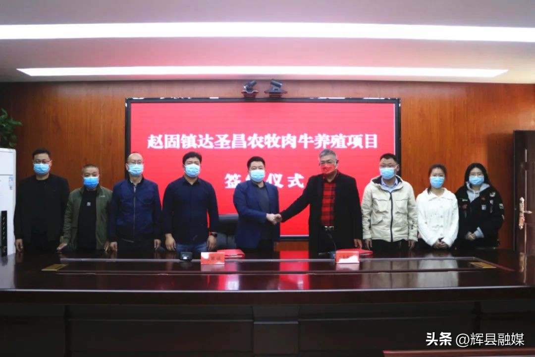 河南辉县｜总投资1.2亿元！赵固镇达圣昌农牧肉牛养殖项目成功签约