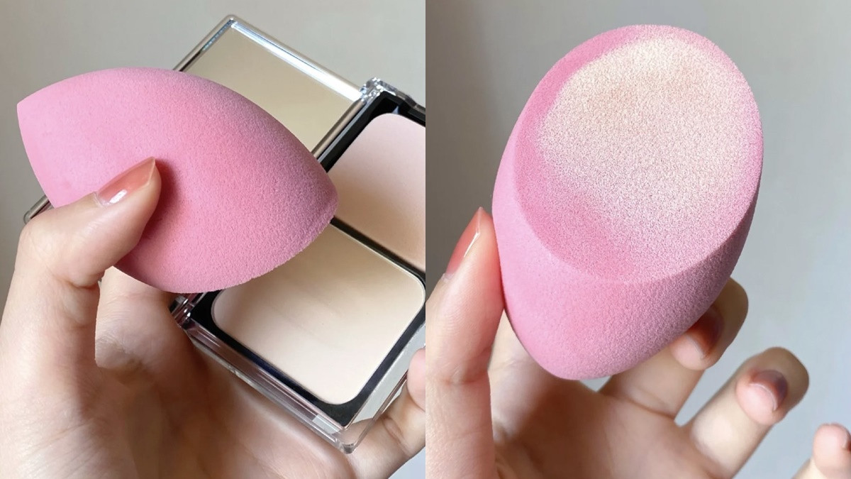 韩妞美妆视频教程,粉饼教程日常化妆怎么用