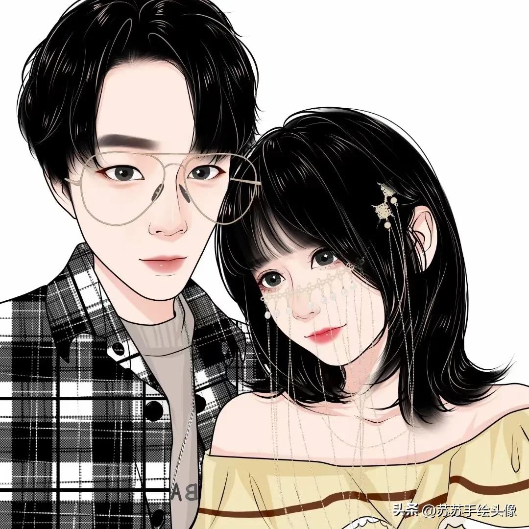 cp头像情侣一男一女两张动漫可爱,高清动漫cp头像情侣一左一右霸气