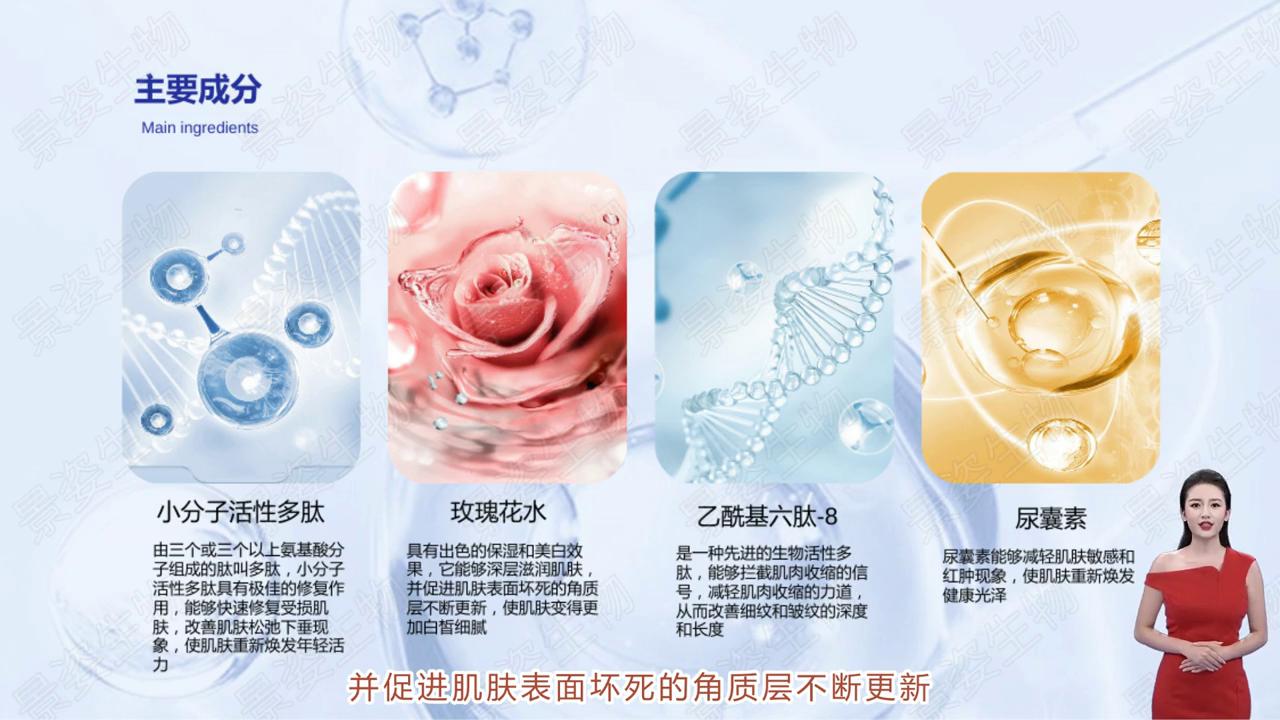 【景滋】多肽臻颜靓肤面膜——乙酰基8