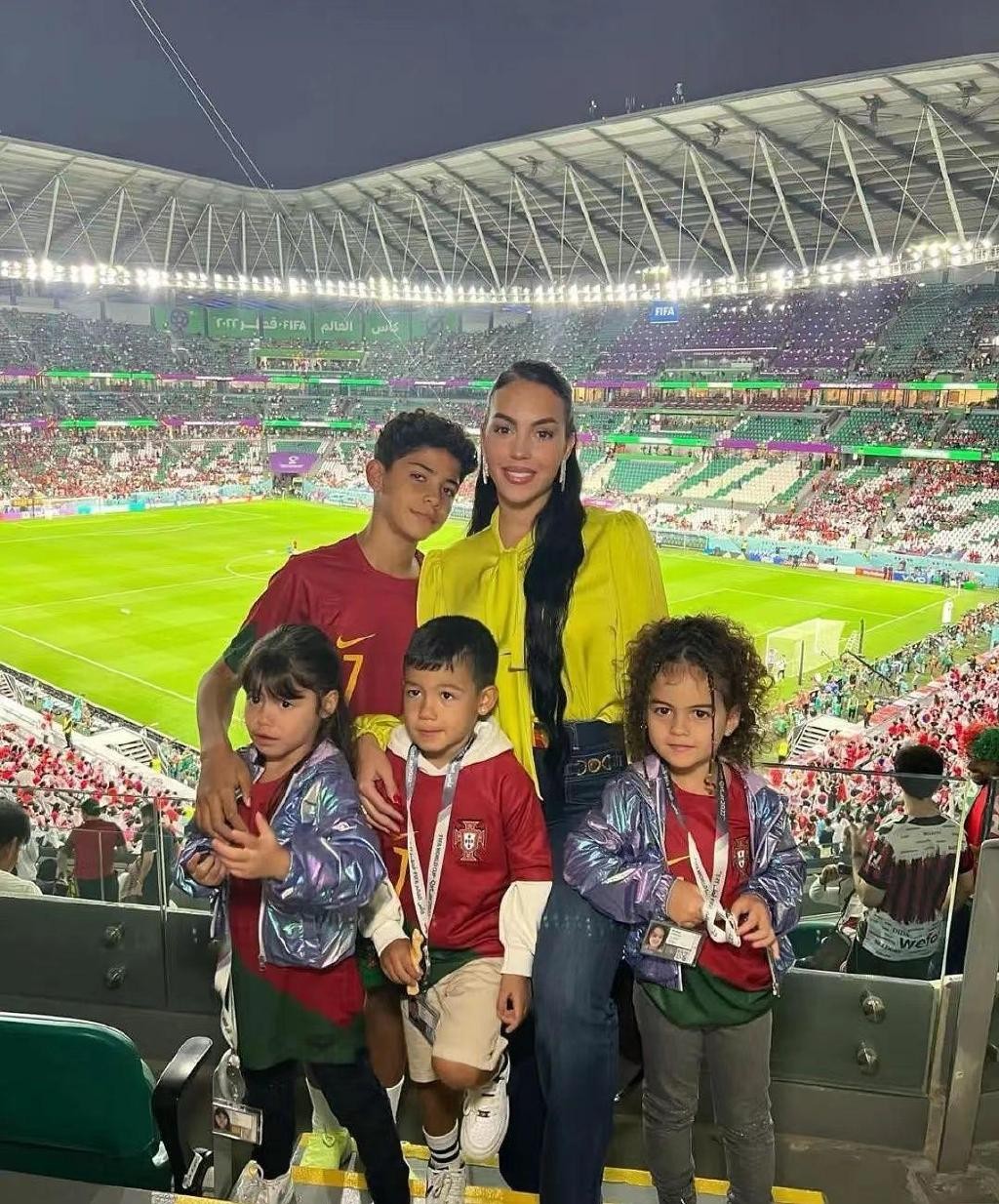 c罗的大儿子足球天赋,c罗女友乔治娜抵达卡塔尔