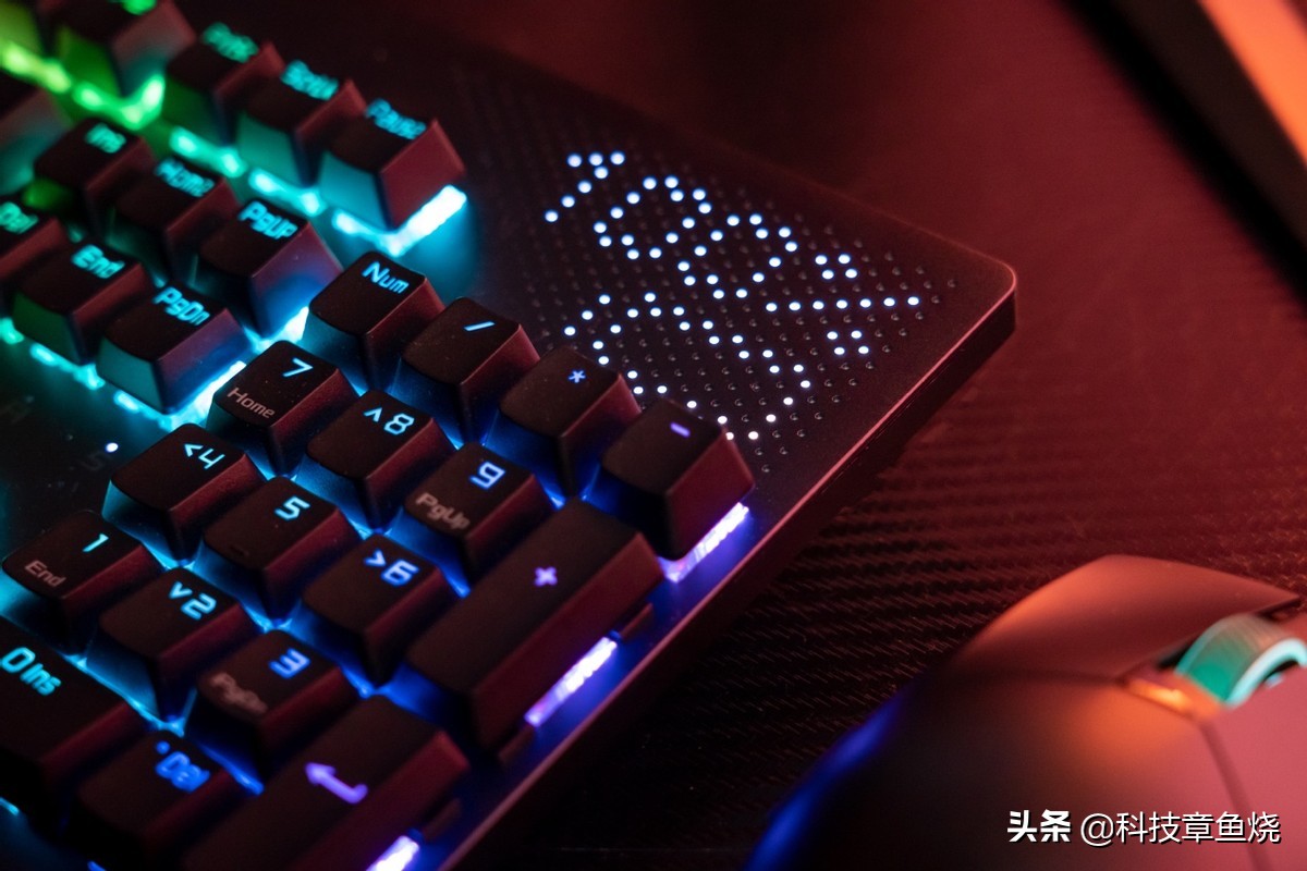 rog键盘耀光2键盘图,rog键盘耀光2幻测评
