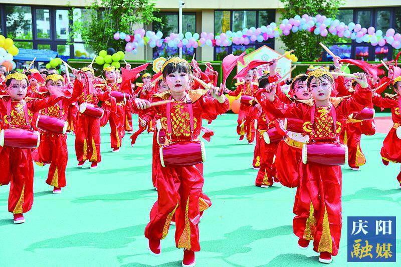 庆阳市各地六一活动,多姿多彩庆六一图片