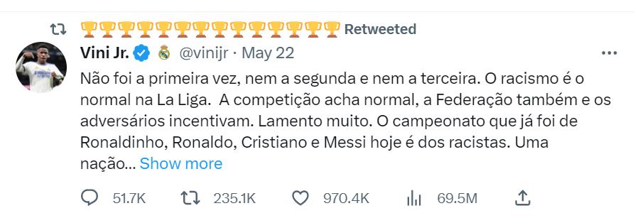 西甲：皇马vs巴列卡诺，“维尼修斯事件”后，西甲会照顾皇马吗？