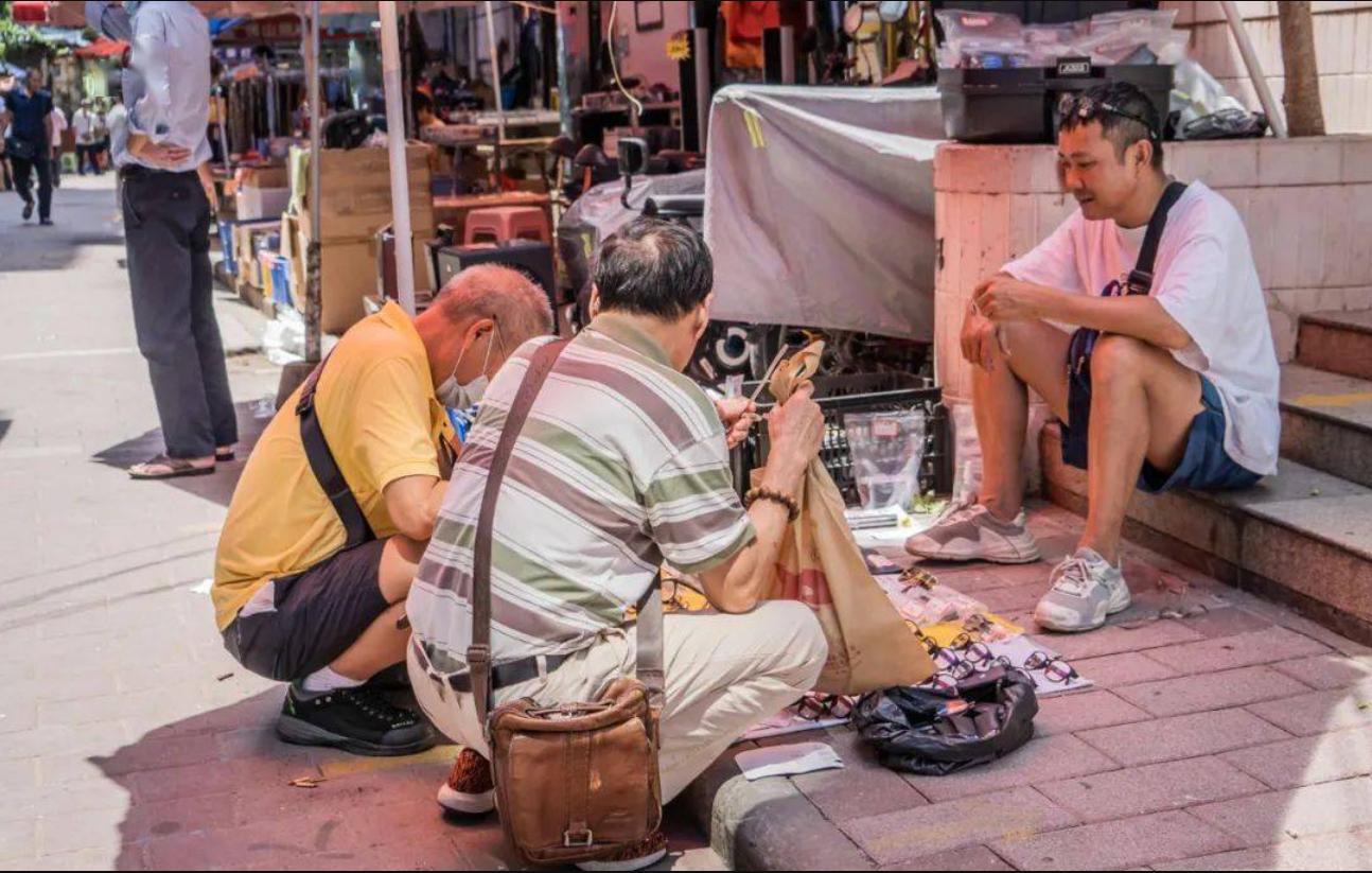 广州越秀区上下九步行街长堤老街,广州越秀古老街图片