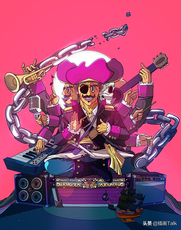 韩国插画师daehyunkim插画作品,韩国插画师siki作品