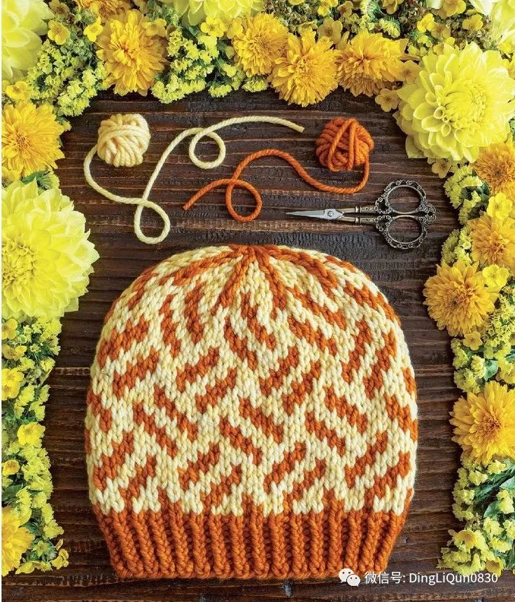 针织帽子花样大全视频,针织帽子创意
