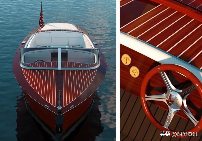 这家重生的造船商正在使用3d技术创造现代的红木经典游艇