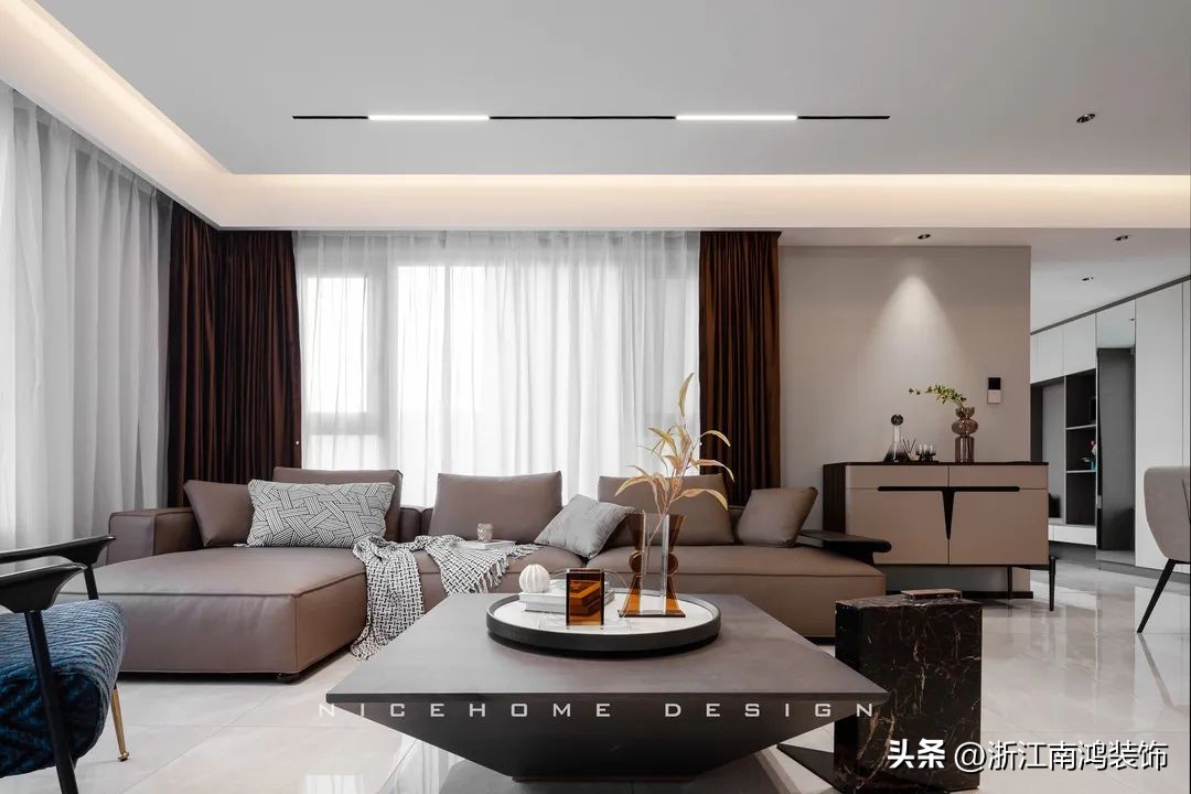 沙发不靠墙怎么摆放好看,客厅餐厅一体沙发不靠墙怎么设计