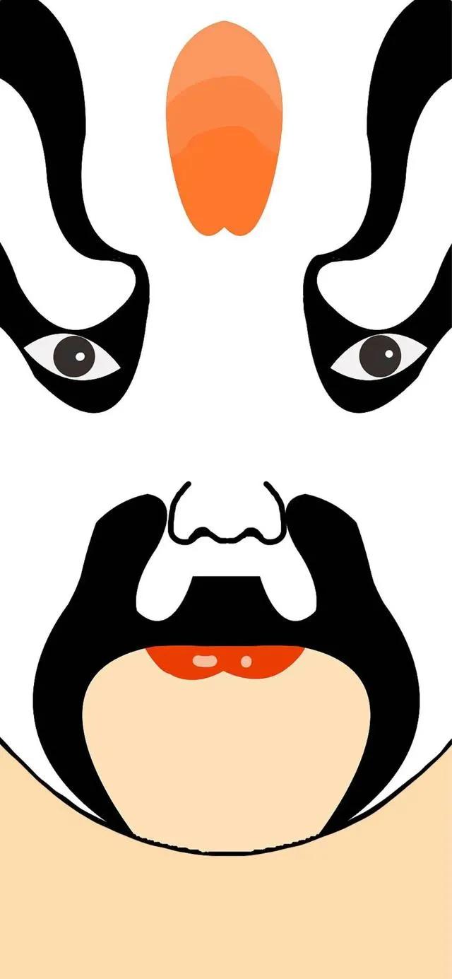 p30壁纸高清京剧脸谱,国潮京剧脸谱卡通壁纸