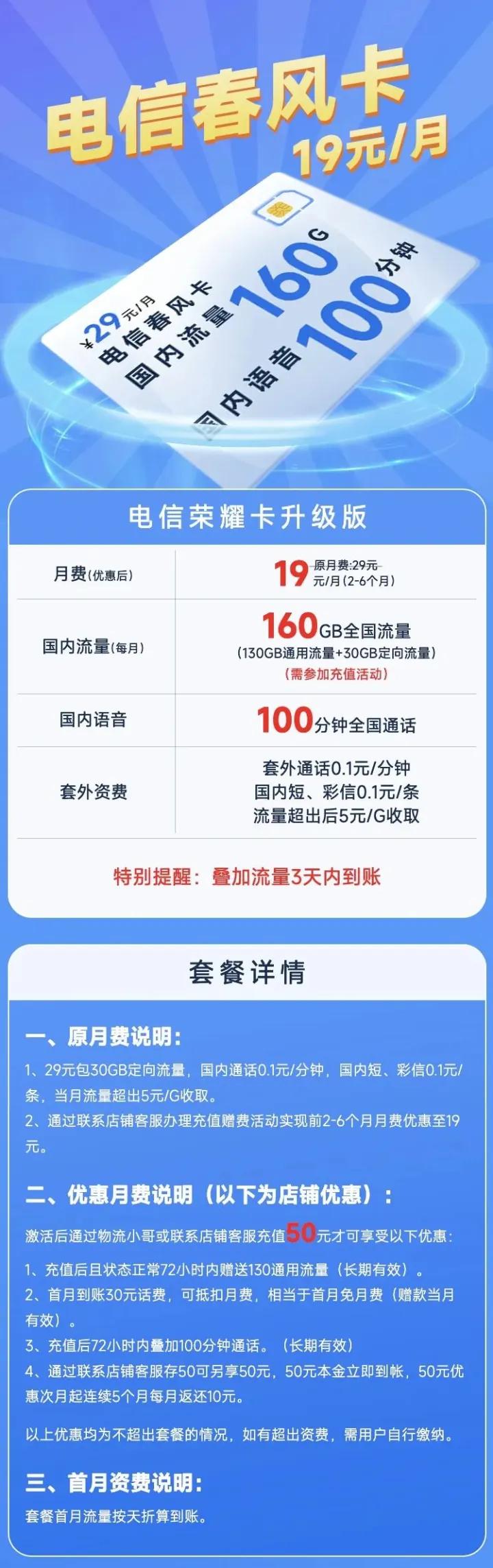 电信春风卡套餐,电信春风卡99元套餐划算吗