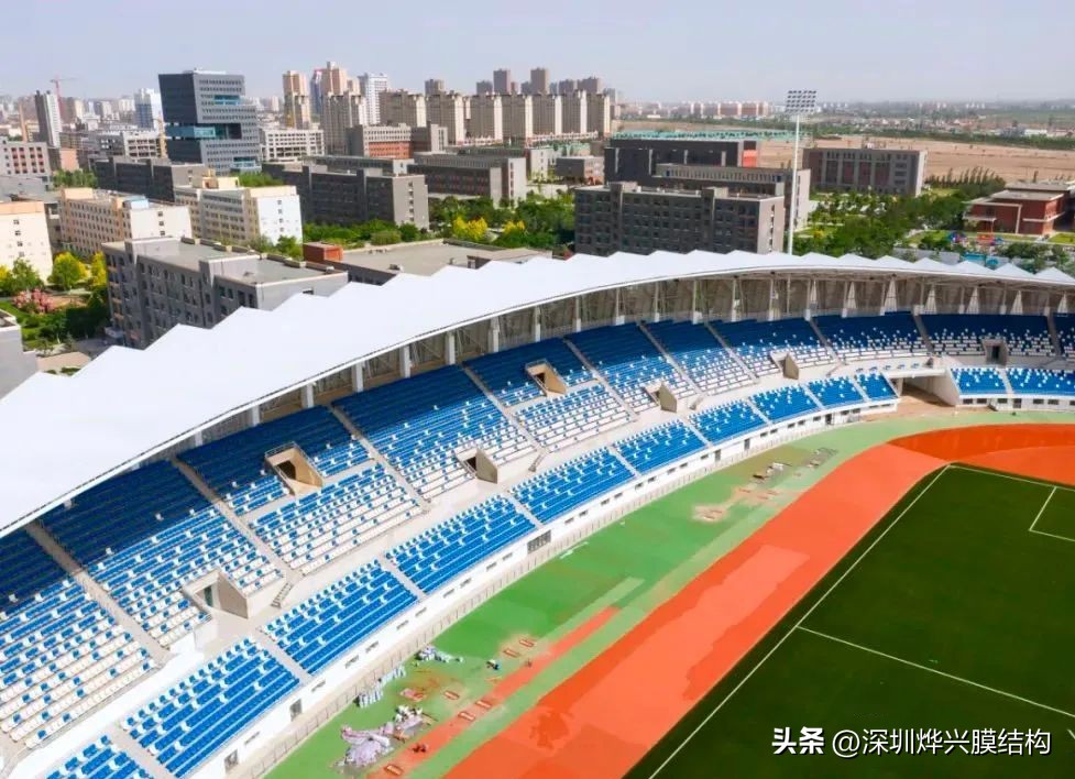 膜结构体育场看台,武威球场膜结构安装
