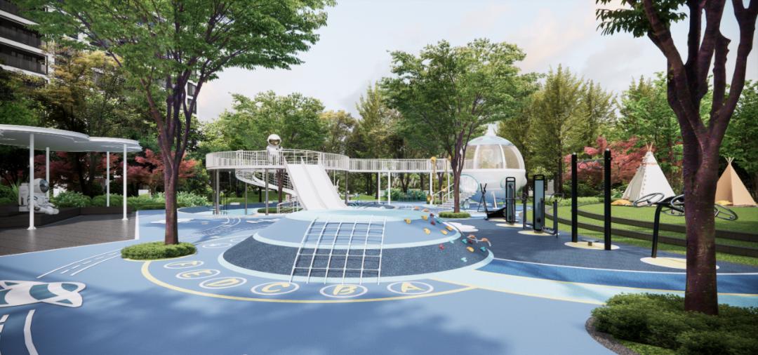 儿童活动区设计效果图,儿童活动区户外设计效果图