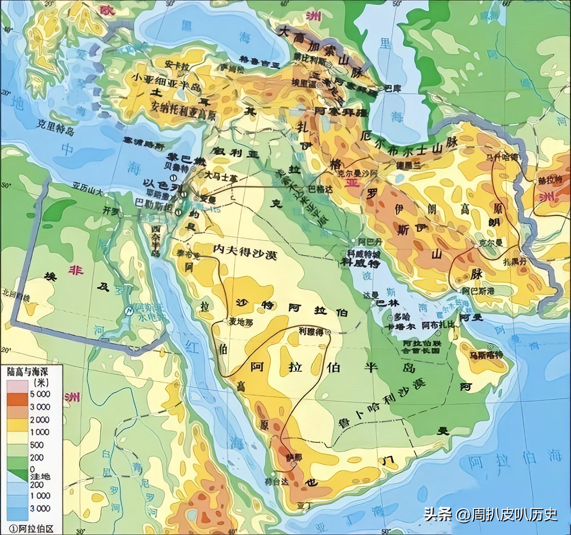 一图看懂阿拉伯帝国,阿拉伯帝国历史详细讲解