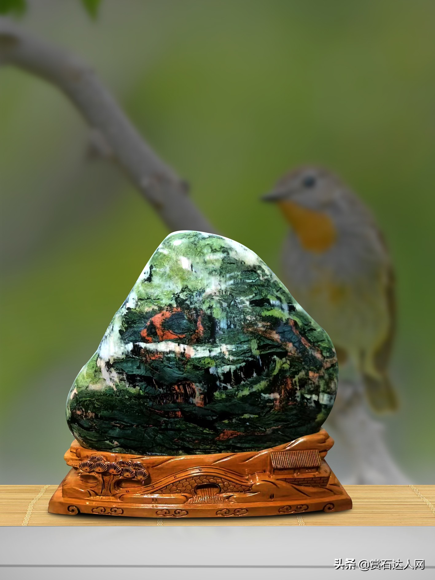 美丽七彩石,海边的七彩石图片