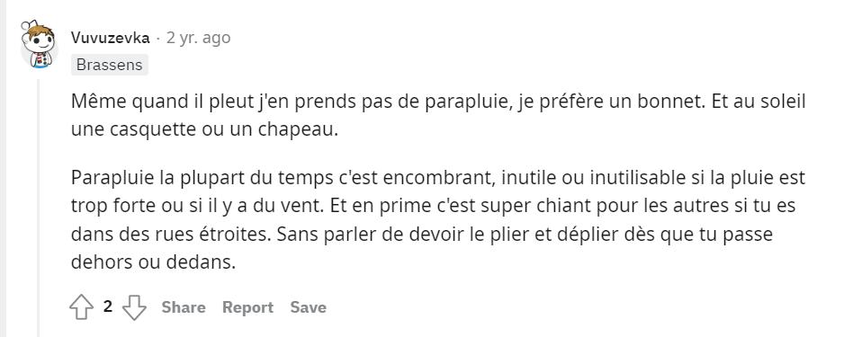 法国人下雨不用雨伞吗,为什么外国人下雨不打伞