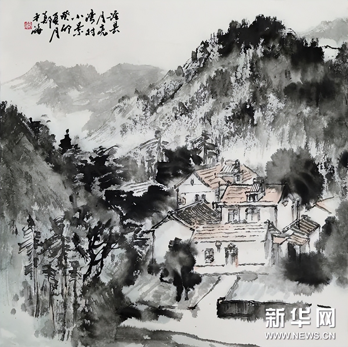 泾县中国山水画,泾县风景写生