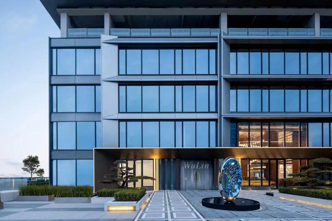 斜切转角楼梯立面施工图,建筑立面效果设计处理手法