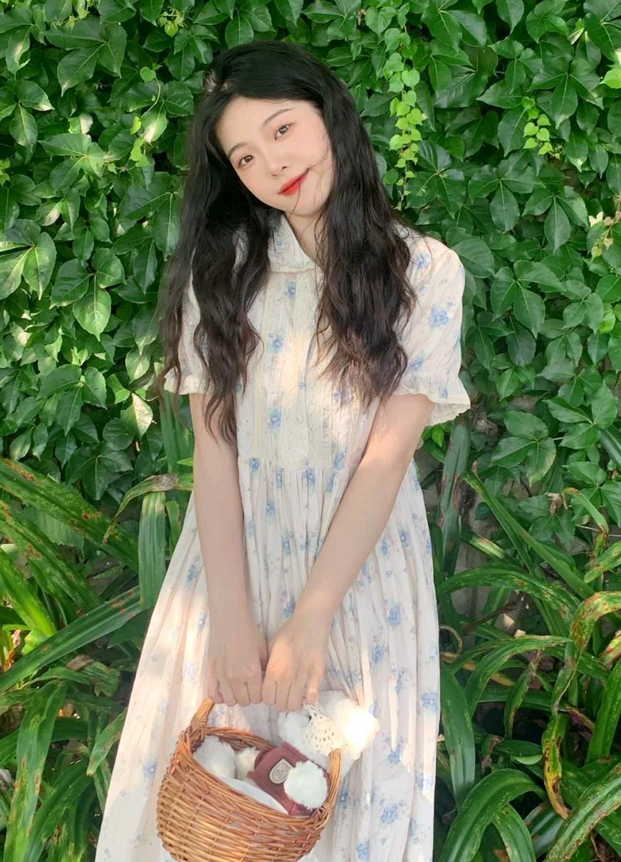 油画裙半身裙,吊带油画裙