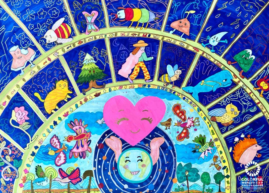 多彩世界国际青少年绘画邀请展,多彩世界绘画征集活动教程