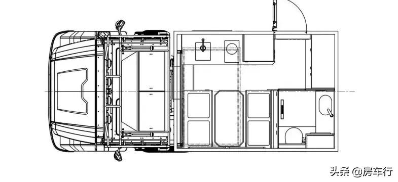 解放4x4四驱越野房车,新款解放四驱房车底盘