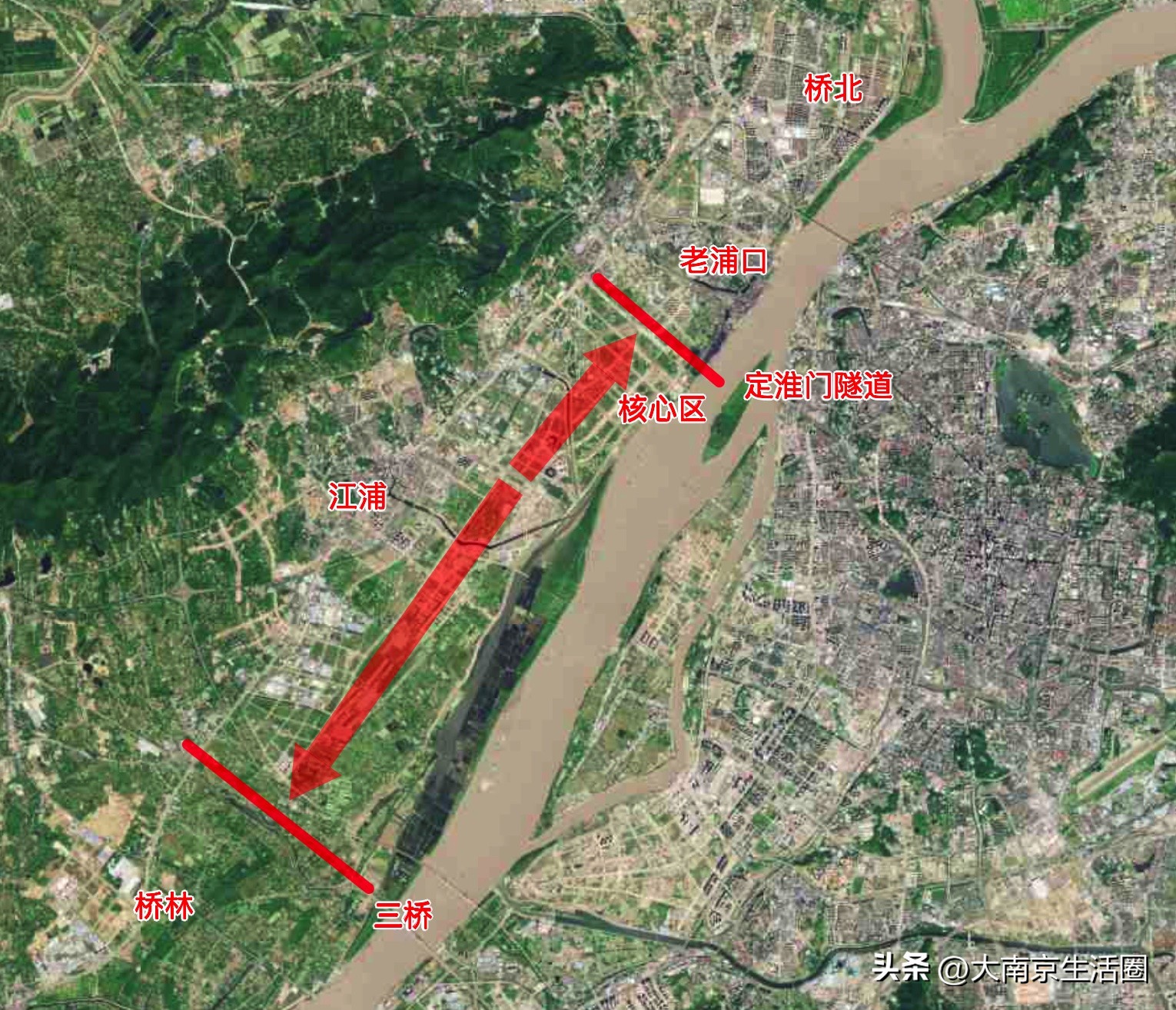 南京江北核心区几年能够起来,南京江北十年发展