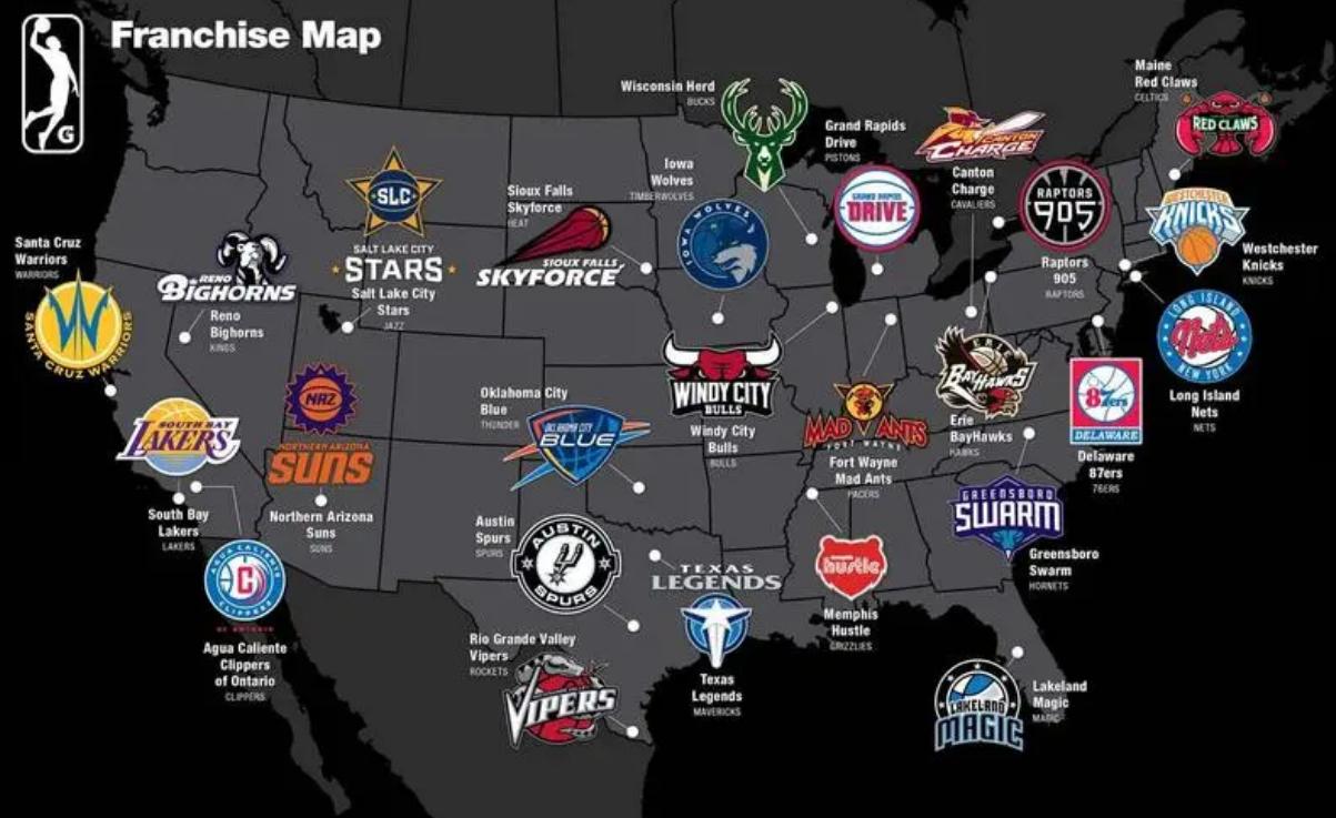 nba全部球队logo进化史,nba队名过去和现在