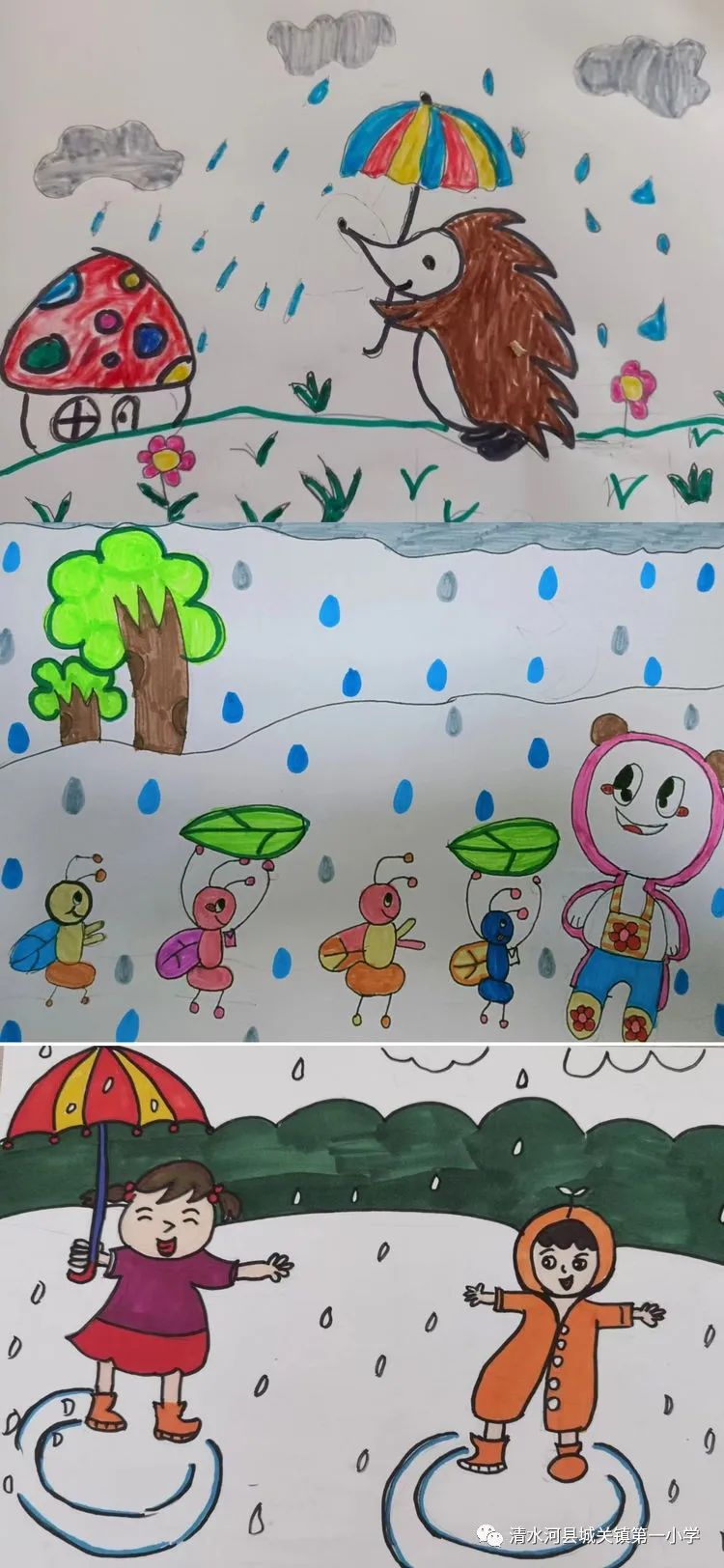 我是防疫小能手亲子绘画,童心有我共抗疫主题绘画