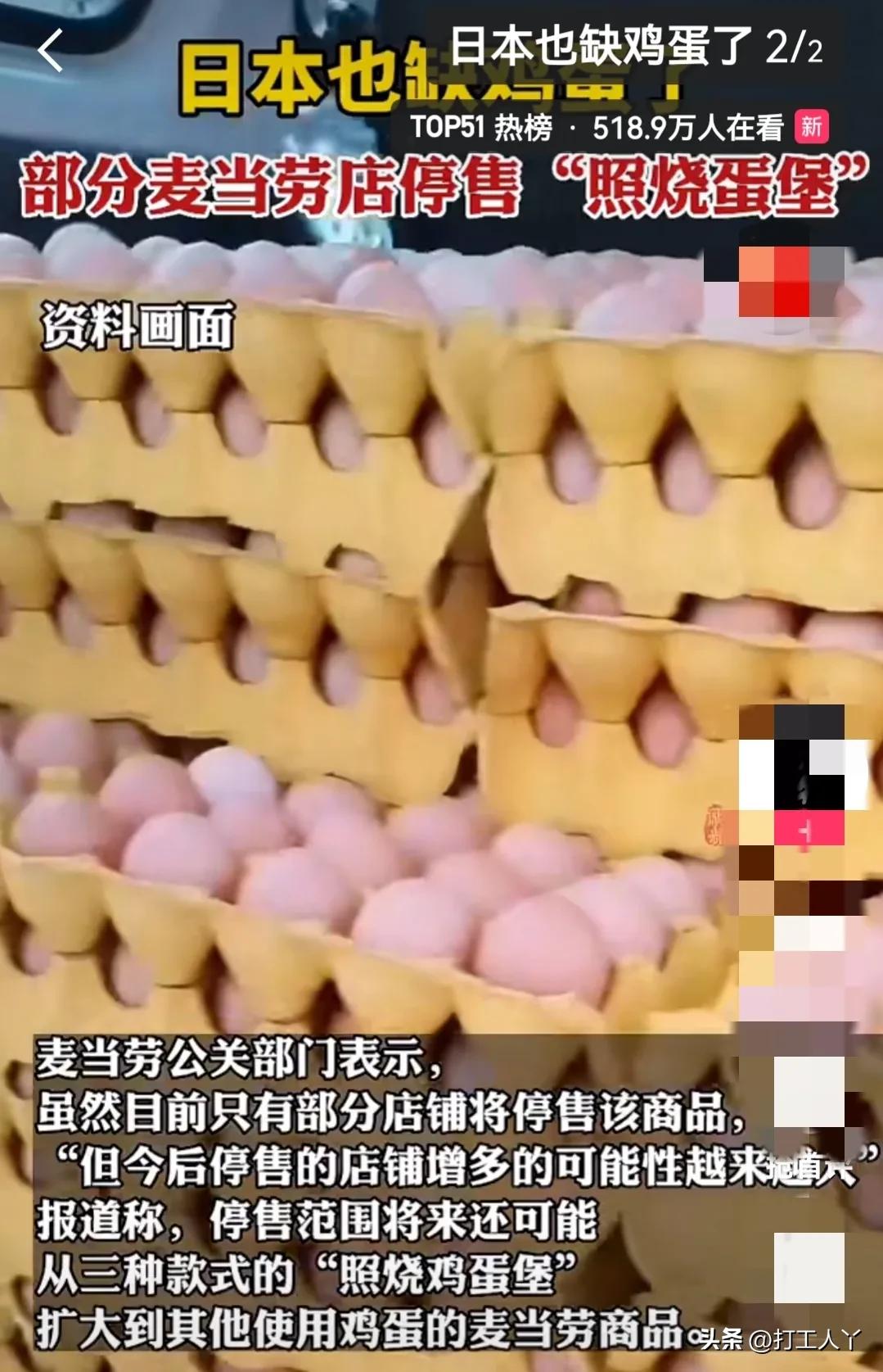 台湾鸡蛋荒持续,日本鸡蛋荒