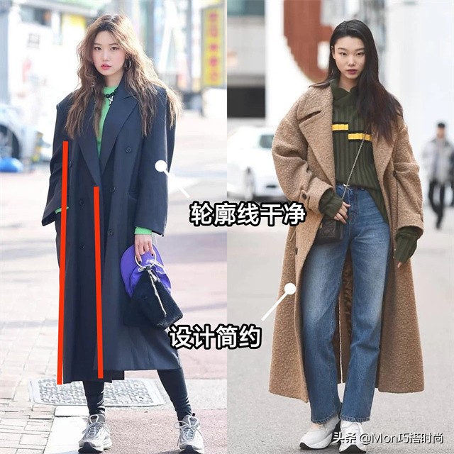 韩国冬季穿搭女高级感,韩国穿搭街拍秋冬羽绒服