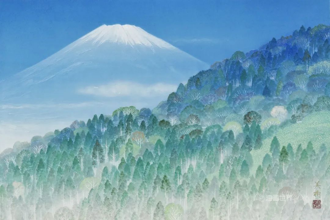 野地美树子手绘油画,日本画家奈良美智作品图