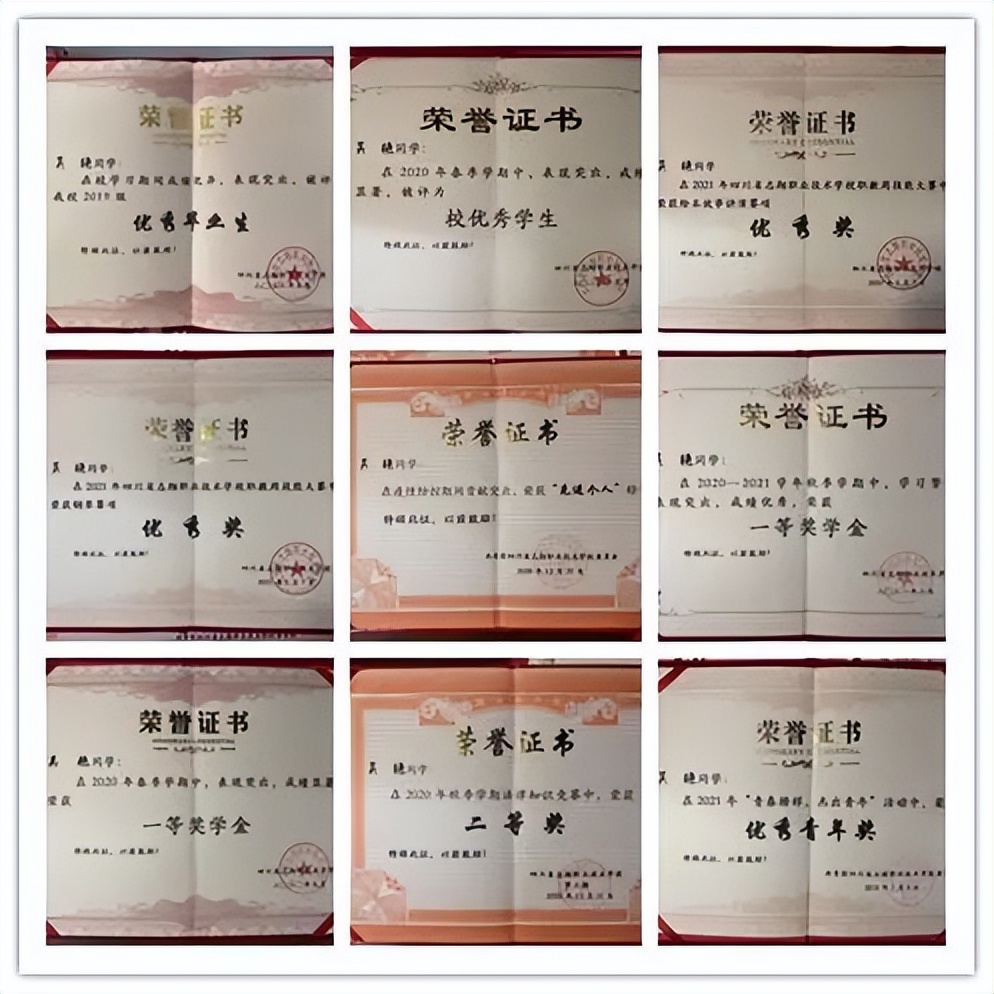 证书见证前行的每一步,荣誉证书见证前行的每一步