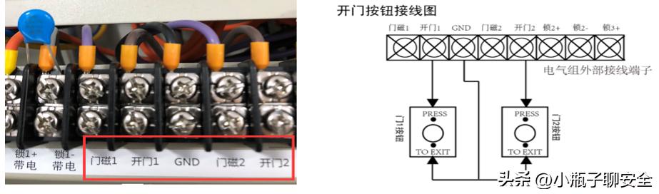 海康门禁开门按钮怎么接线,海康人脸门禁一体机接线教程