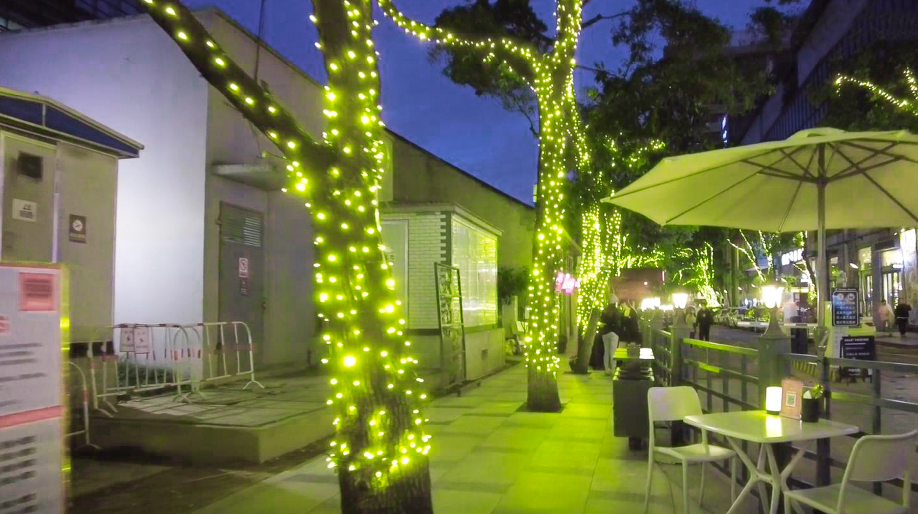 武汉时尚街区夜景,武汉夜景最好的街