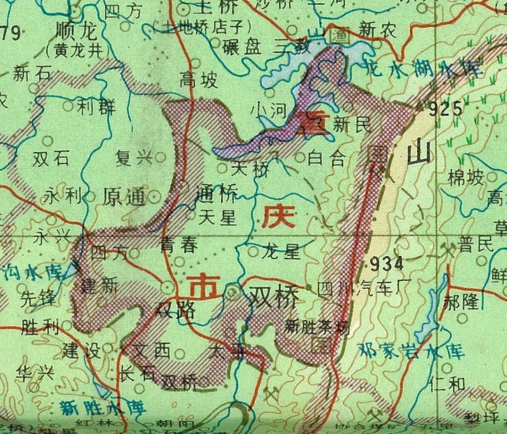 重庆市曾经的双桥区,重庆双桥原来是主城区吗