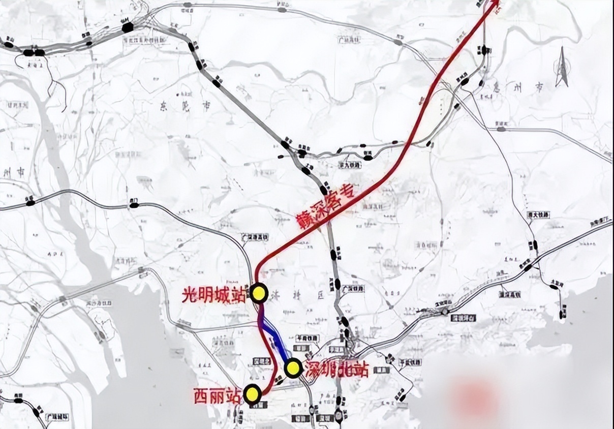 深圳新规划的高铁站,深圳西丽高铁站选址最新消息
