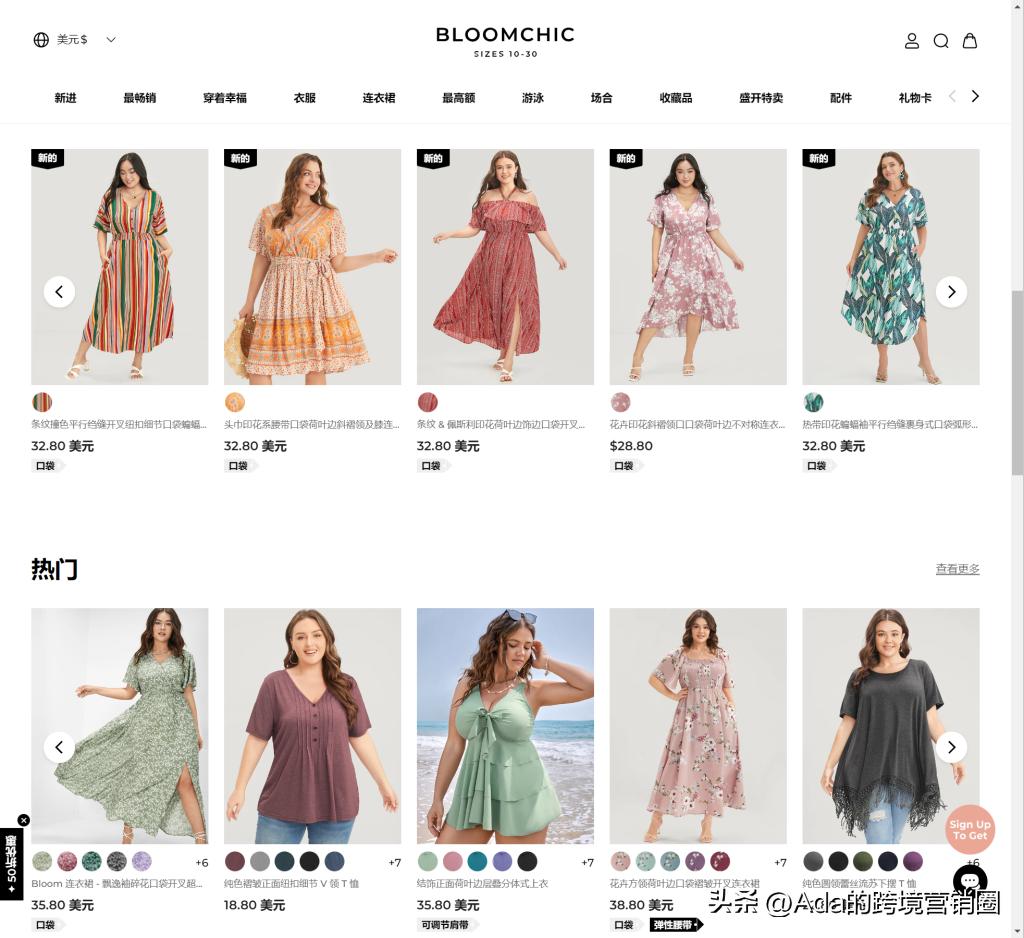 tiktok外贸女装,tiktok跨境服装