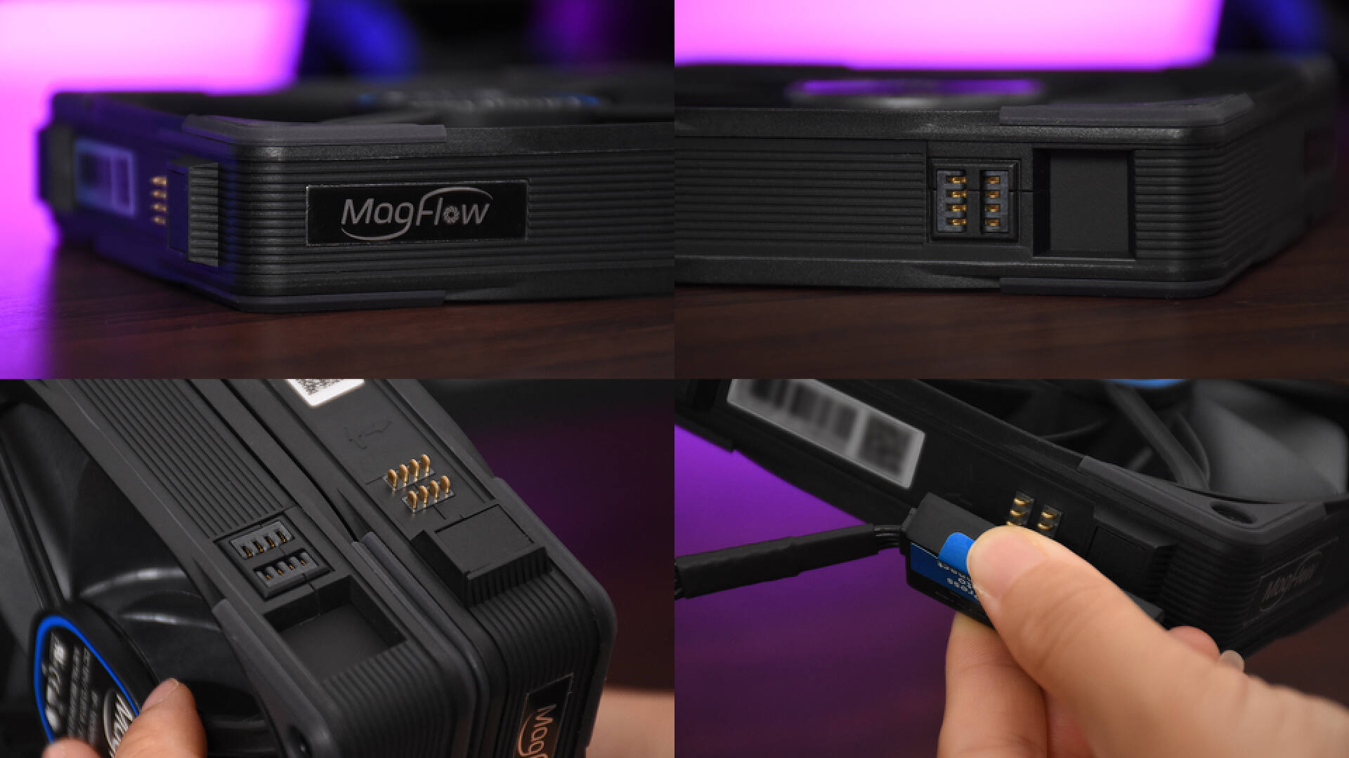 海韵MagFlow1225PWM风扇：磁吸拼接，安装走线更方便