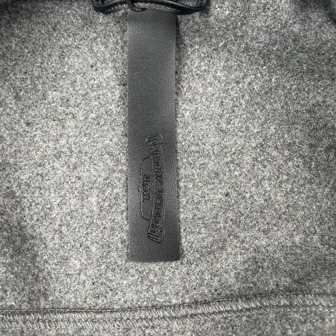 克罗心男士大码羊羔绒外套,克罗心chromehearts情侣款外套