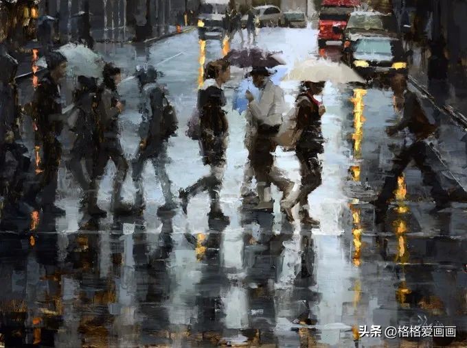 充满意境的朦胧油画印象派,比较好的油画色彩风格