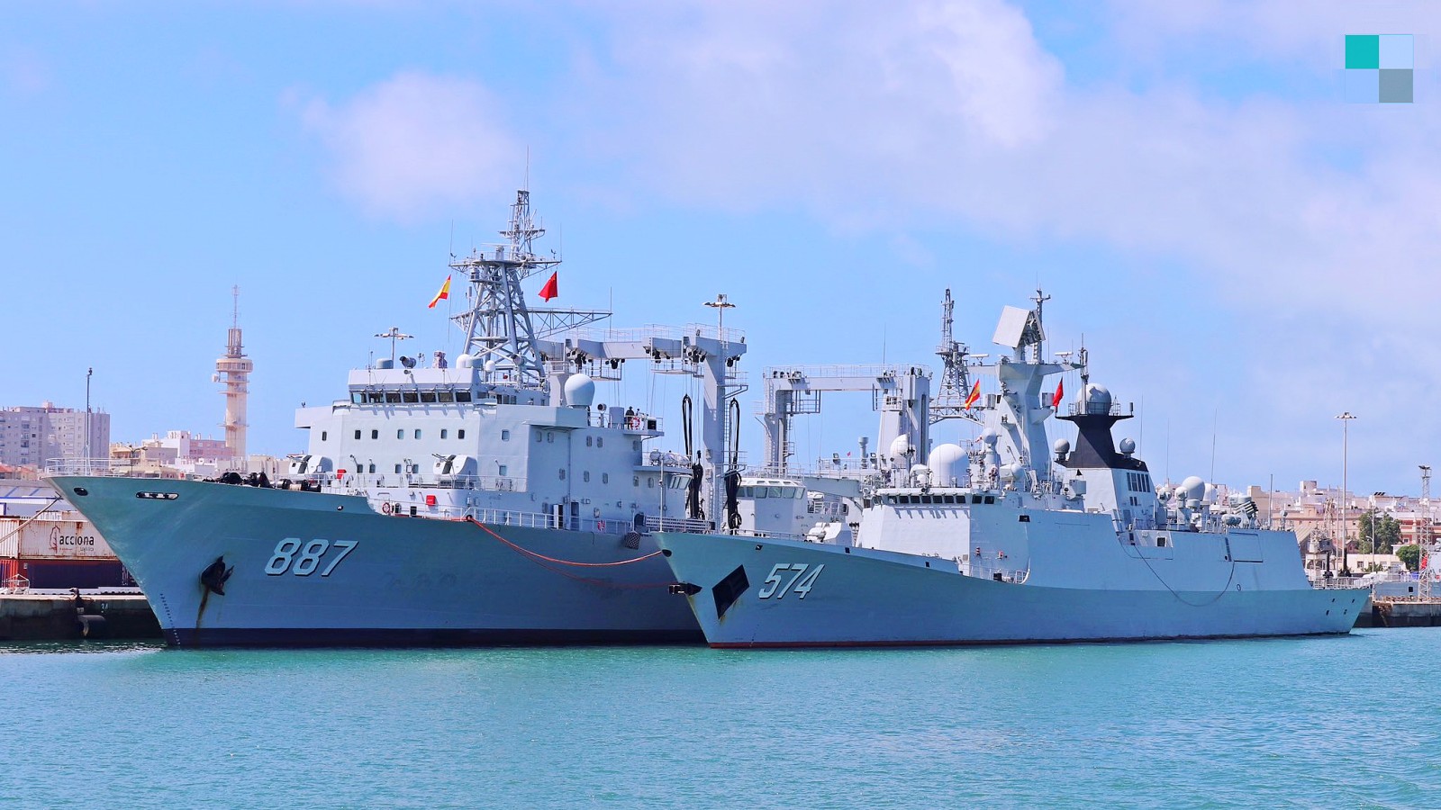 中国海军到访菲律宾,美国海军参观中国海军