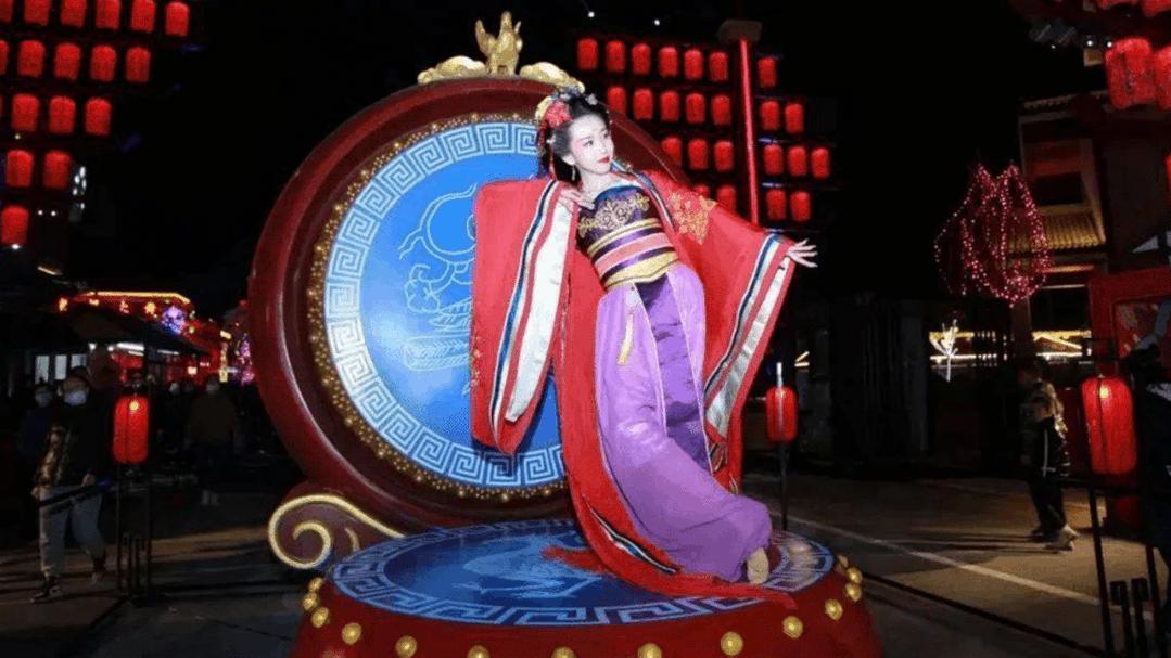 西安大唐不夜城网红风景,大唐不夜城网红景区