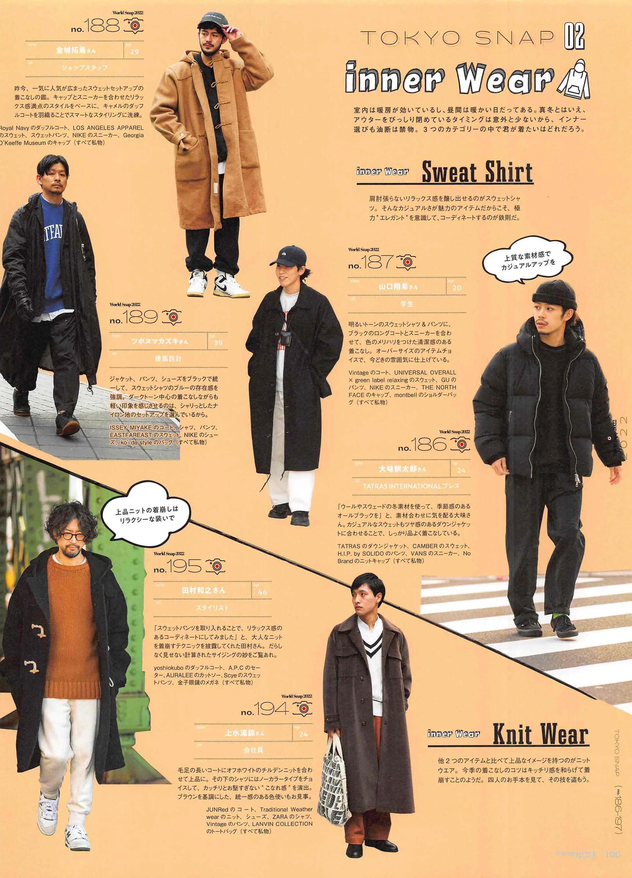 日本时尚杂志《FUDGEmen’s》2022/3月刊